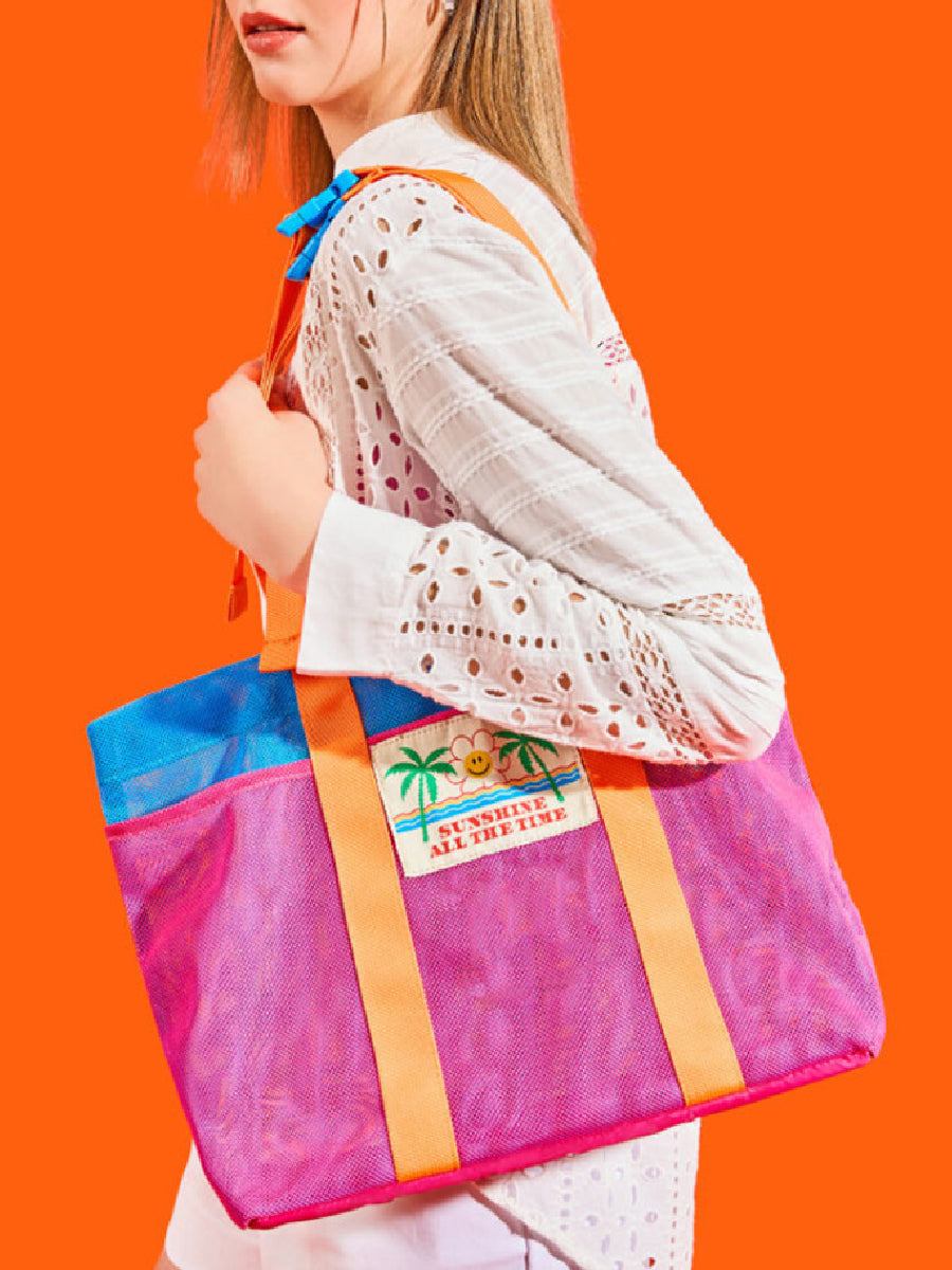 Meshi Beach Bag Pink